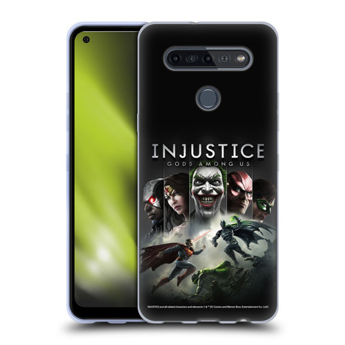 Injustice Gods Among Us Key Art Poster Soft Gel Case for LG K51S