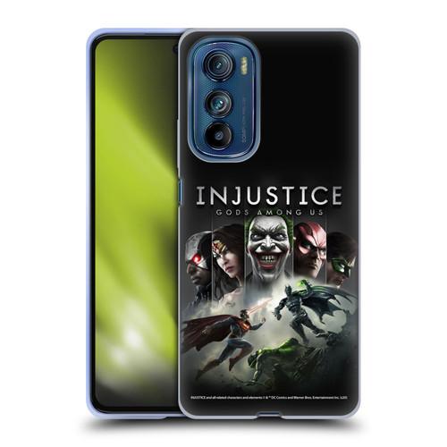 Injustice Gods Among Us Key Art Poster Soft Gel Case for Motorola Edge 30