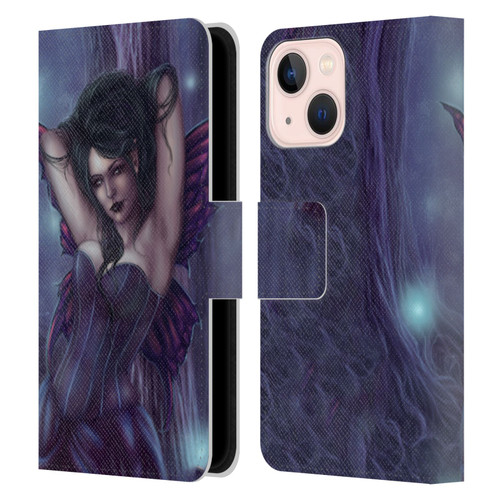 Tiffany "Tito" Toland-Scott Fairies Purple Gothic Leather Book Wallet Case Cover For Apple iPhone 13 Mini