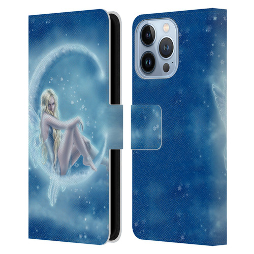 Tiffany "Tito" Toland-Scott Fairies Blue Winter Leather Book Wallet Case Cover For Apple iPhone 13 Pro