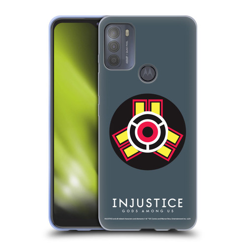Injustice Gods Among Us Key Art Game Logo Soft Gel Case for Motorola Moto G50
