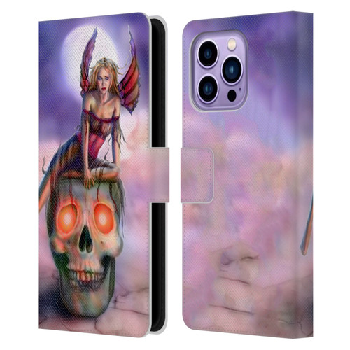 Tiffany "Tito" Toland-Scott Fairies Death Leather Book Wallet Case Cover For Apple iPhone 14 Pro Max