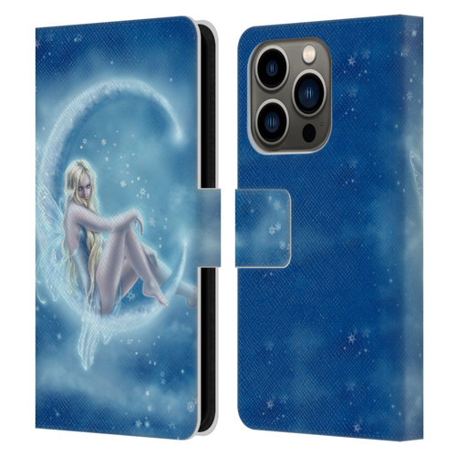 Tiffany "Tito" Toland-Scott Fairies Blue Winter Leather Book Wallet Case Cover For Apple iPhone 14 Pro