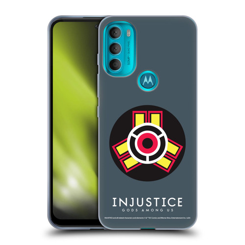 Injustice Gods Among Us Key Art Game Logo Soft Gel Case for Motorola Moto G71 5G