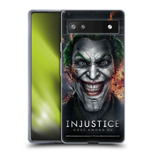 Injustice Gods Among Us Key Art Joker Soft Gel Case for Google Pixel 6a