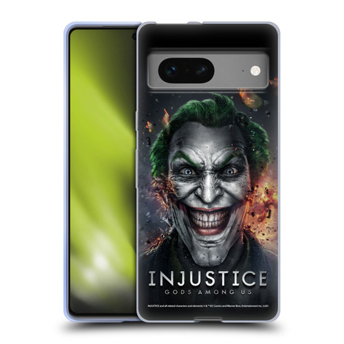 Injustice Gods Among Us Key Art Joker Soft Gel Case for Google Pixel 7