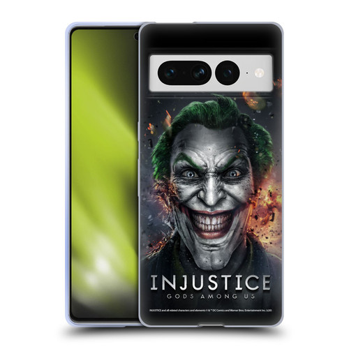 Injustice Gods Among Us Key Art Joker Soft Gel Case for Google Pixel 7 Pro