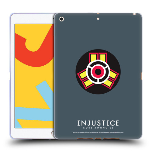 Injustice Gods Among Us Key Art Game Logo Soft Gel Case for Apple iPad 10.2 2019/2020/2021