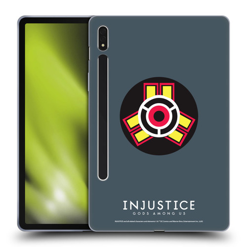 Injustice Gods Among Us Key Art Game Logo Soft Gel Case for Samsung Galaxy Tab S8