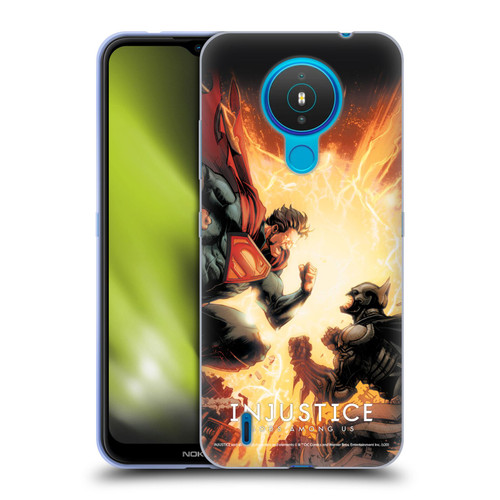 Injustice Gods Among Us Key Art Battle Soft Gel Case for Nokia 1.4
