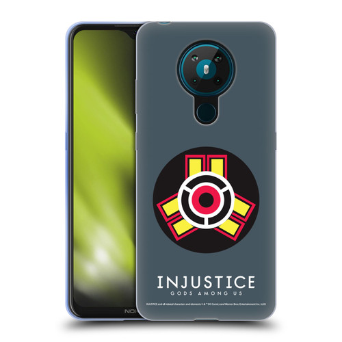 Injustice Gods Among Us Key Art Game Logo Soft Gel Case for Nokia 5.3