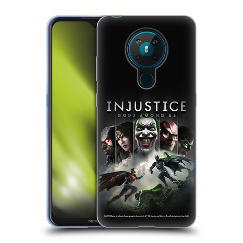Injustice Gods Among Us Key Art Poster Soft Gel Case for Nokia 5.3
