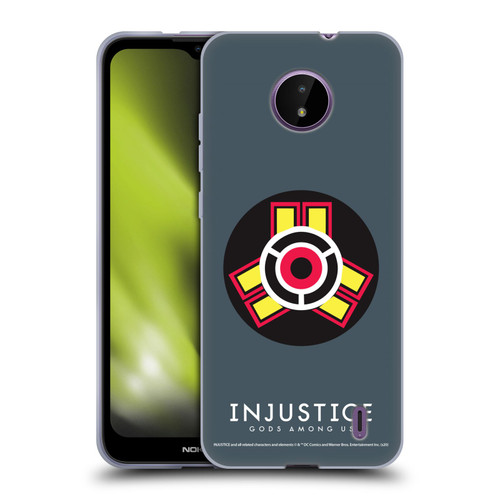 Injustice Gods Among Us Key Art Game Logo Soft Gel Case for Nokia C10 / C20
