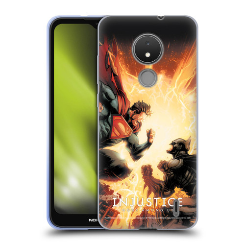 Injustice Gods Among Us Key Art Battle Soft Gel Case for Nokia C21