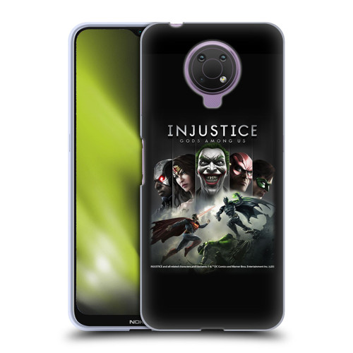 Injustice Gods Among Us Key Art Poster Soft Gel Case for Nokia G10