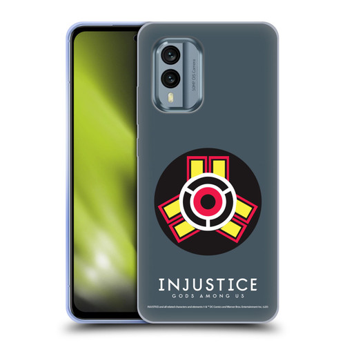 Injustice Gods Among Us Key Art Game Logo Soft Gel Case for Nokia X30
