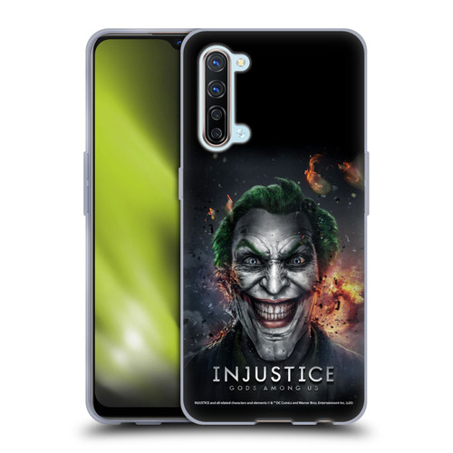 Injustice Gods Among Us Key Art Joker Soft Gel Case for OPPO Find X2 Lite 5G