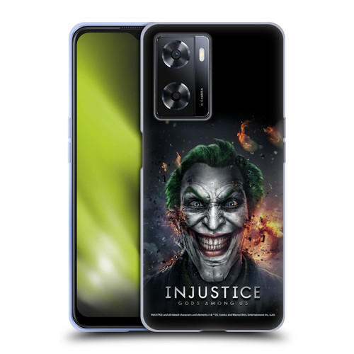 Injustice Gods Among Us Key Art Joker Soft Gel Case for OPPO A57s