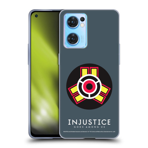 Injustice Gods Among Us Key Art Game Logo Soft Gel Case for OPPO Reno7 5G / Find X5 Lite