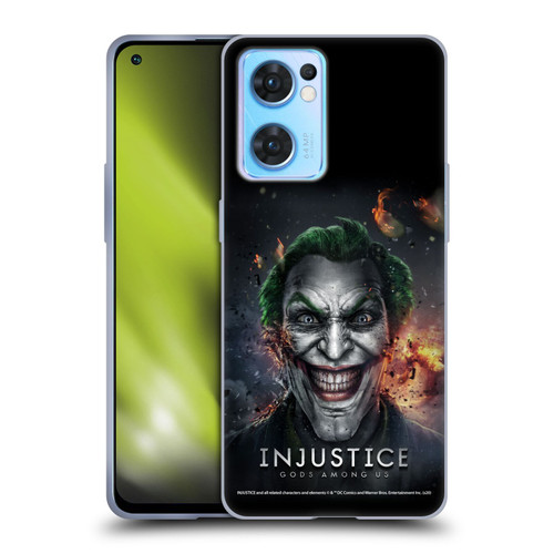 Injustice Gods Among Us Key Art Joker Soft Gel Case for OPPO Reno7 5G / Find X5 Lite