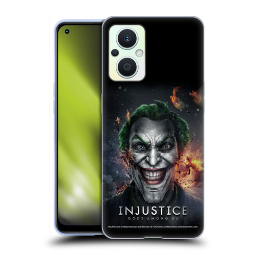 Injustice Gods Among Us Key Art Joker Soft Gel Case for OPPO Reno8 Lite