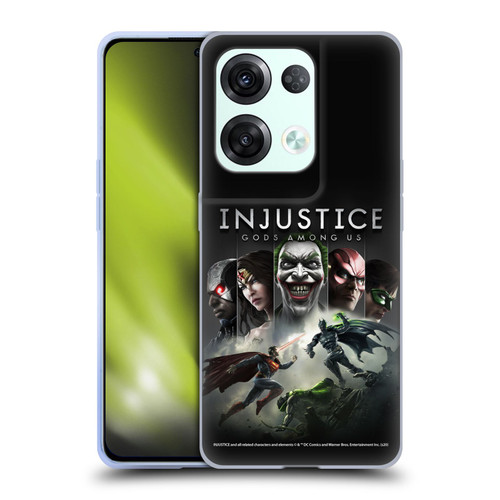 Injustice Gods Among Us Key Art Poster Soft Gel Case for OPPO Reno8 Pro