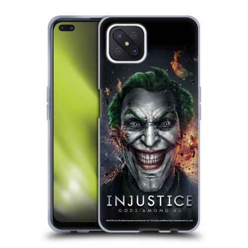 Injustice Gods Among Us Key Art Joker Soft Gel Case for OPPO Reno4 Z 5G