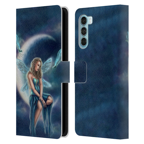 Tiffany "Tito" Toland-Scott Fairies Dragonfly Leather Book Wallet Case Cover For Motorola Edge S30 / Moto G200 5G