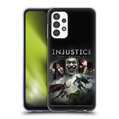 Injustice Gods Among Us Key Art Poster Soft Gel Case for Samsung Galaxy A13 (2022)