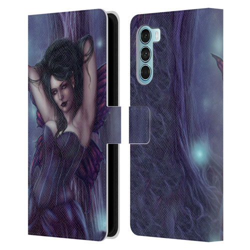 Tiffany "Tito" Toland-Scott Fairies Purple Gothic Leather Book Wallet Case Cover For Motorola Edge S30 / Moto G200 5G