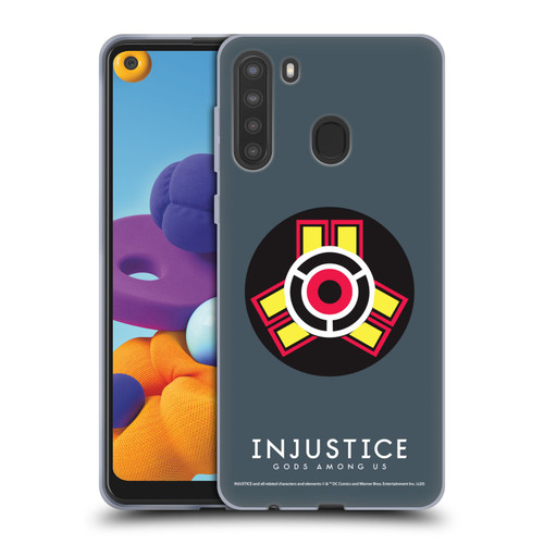Injustice Gods Among Us Key Art Game Logo Soft Gel Case for Samsung Galaxy A21 (2020)