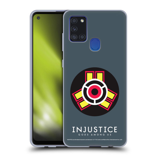 Injustice Gods Among Us Key Art Game Logo Soft Gel Case for Samsung Galaxy A21s (2020)