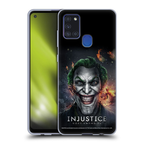Injustice Gods Among Us Key Art Joker Soft Gel Case for Samsung Galaxy A21s (2020)