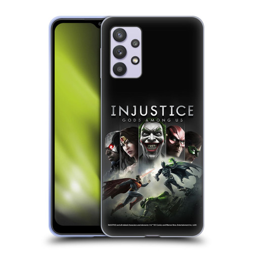 Injustice Gods Among Us Key Art Poster Soft Gel Case for Samsung Galaxy A32 5G / M32 5G (2021)