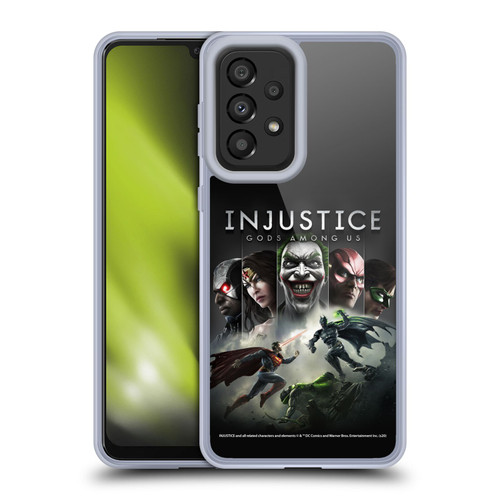Injustice Gods Among Us Key Art Poster Soft Gel Case for Samsung Galaxy A33 5G (2022)
