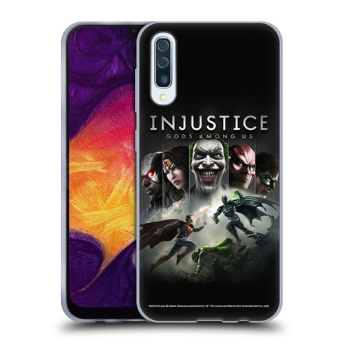 Injustice Gods Among Us Key Art Poster Soft Gel Case for Samsung Galaxy A50/A30s (2019)