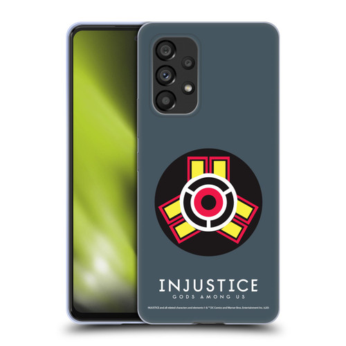 Injustice Gods Among Us Key Art Game Logo Soft Gel Case for Samsung Galaxy A53 5G (2022)