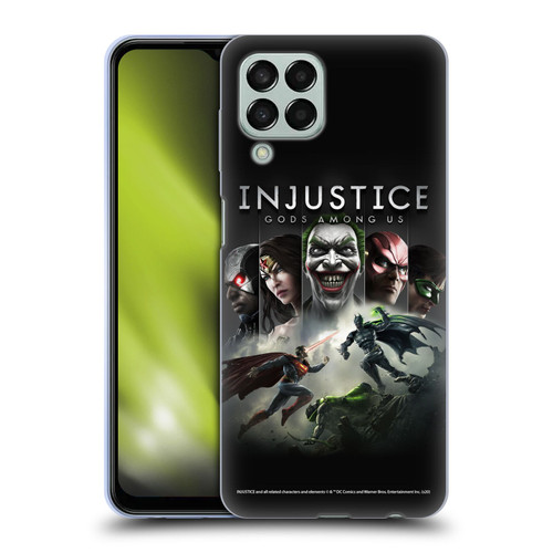 Injustice Gods Among Us Key Art Poster Soft Gel Case for Samsung Galaxy M33 (2022)