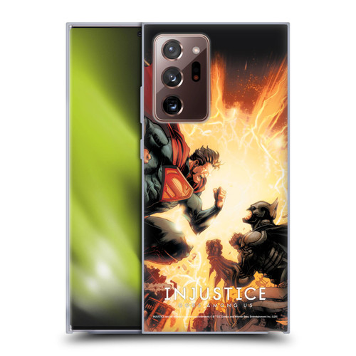 Injustice Gods Among Us Key Art Battle Soft Gel Case for Samsung Galaxy Note20 Ultra / 5G