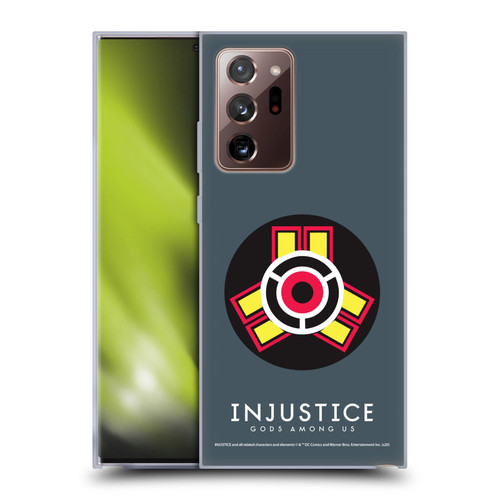 Injustice Gods Among Us Key Art Game Logo Soft Gel Case for Samsung Galaxy Note20 Ultra / 5G