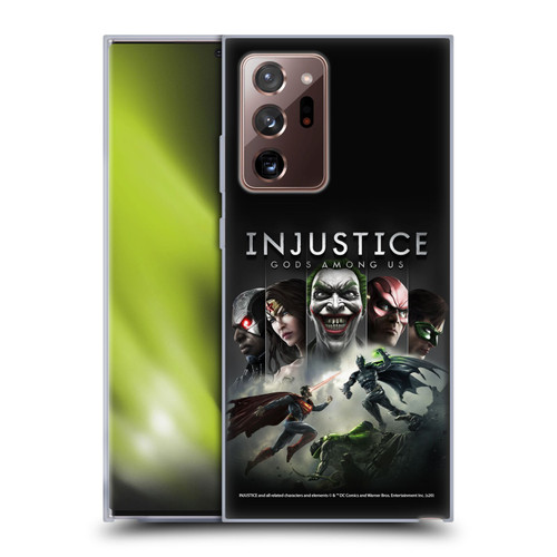 Injustice Gods Among Us Key Art Poster Soft Gel Case for Samsung Galaxy Note20 Ultra / 5G