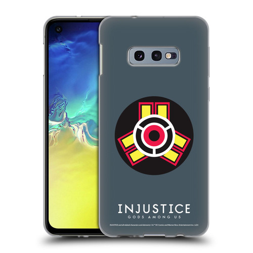 Injustice Gods Among Us Key Art Game Logo Soft Gel Case for Samsung Galaxy S10e