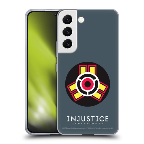 Injustice Gods Among Us Key Art Game Logo Soft Gel Case for Samsung Galaxy S22 5G