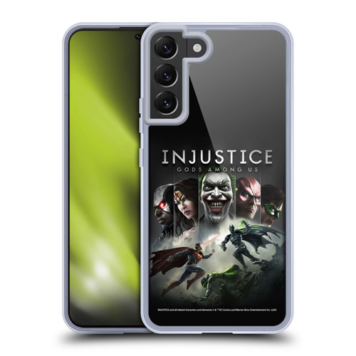 Injustice Gods Among Us Key Art Poster Soft Gel Case for Samsung Galaxy S22+ 5G
