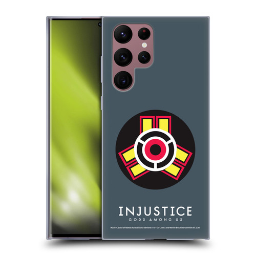Injustice Gods Among Us Key Art Game Logo Soft Gel Case for Samsung Galaxy S22 Ultra 5G