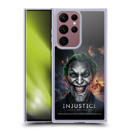 Injustice Gods Among Us Key Art Joker Soft Gel Case for Samsung Galaxy S22 Ultra 5G