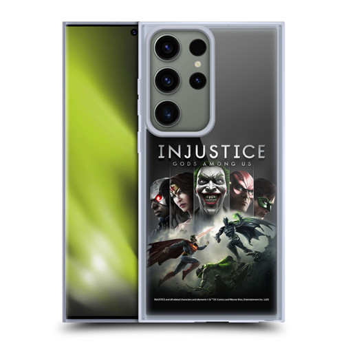 Injustice Gods Among Us Key Art Poster Soft Gel Case for Samsung Galaxy S23 Ultra 5G