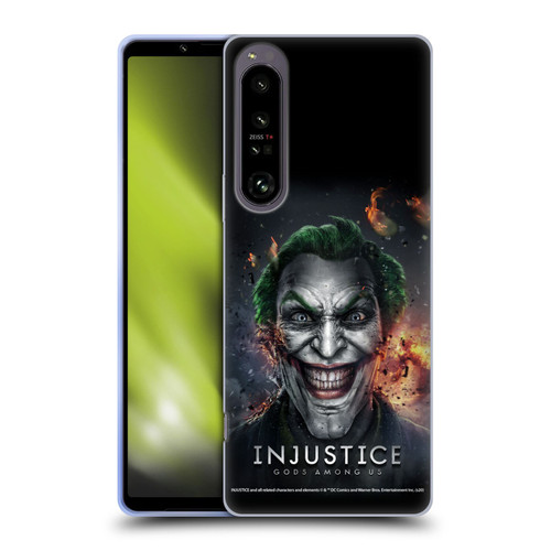 Injustice Gods Among Us Key Art Joker Soft Gel Case for Sony Xperia 1 IV