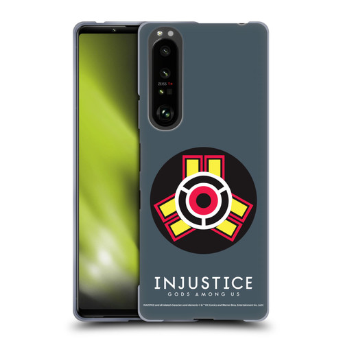 Injustice Gods Among Us Key Art Game Logo Soft Gel Case for Sony Xperia 1 III
