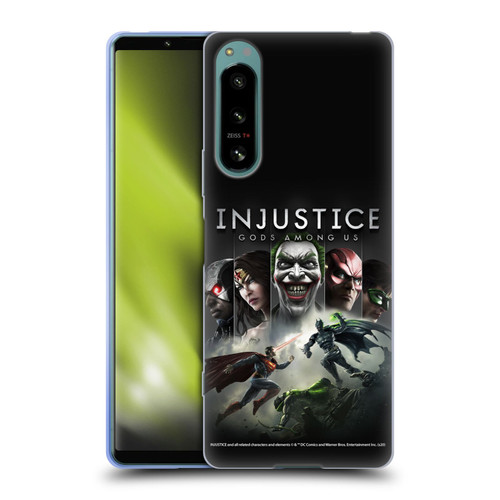 Injustice Gods Among Us Key Art Poster Soft Gel Case for Sony Xperia 5 IV